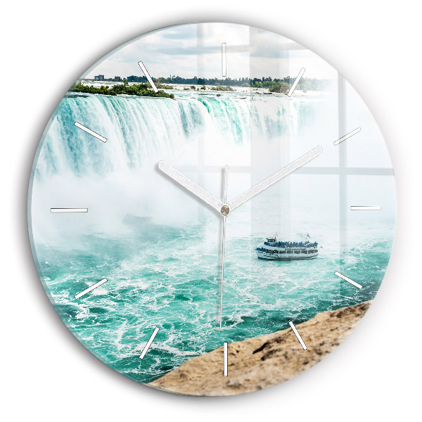Kerek fali üvegóra A csónak és a Niagara