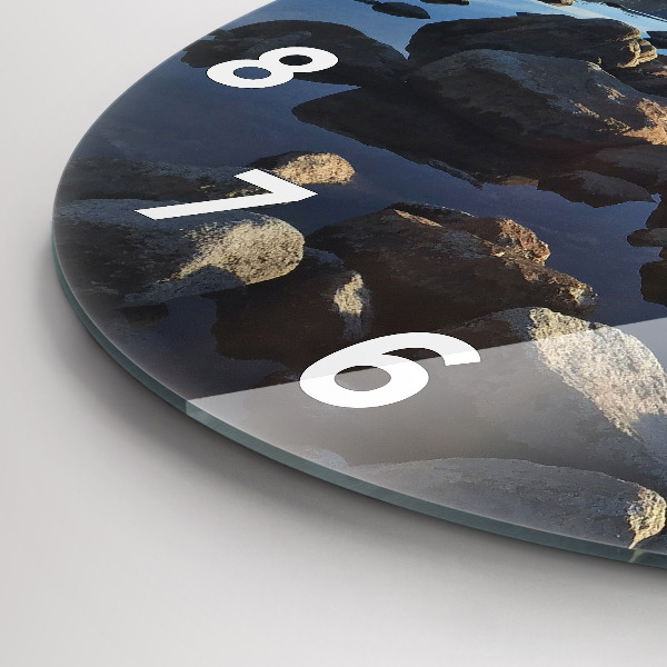 Kerek fali üvegóra Tengerre néző