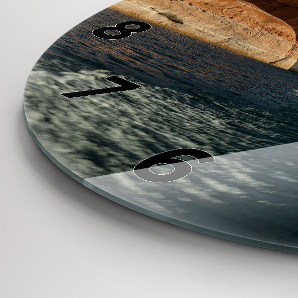 Kerek fali üvegóra Személy vízisí