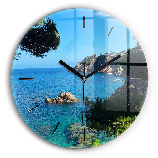Kerek fali üvegóra Costa Brava