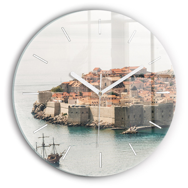 Kerek fali üvegóra Vitorlás Dubrovnikban