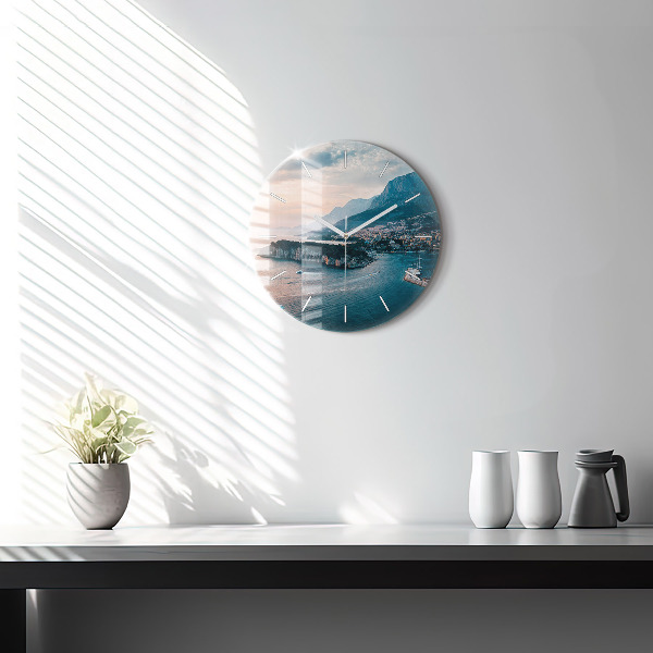 Kerek fali üvegóra Sziget Horvátországban