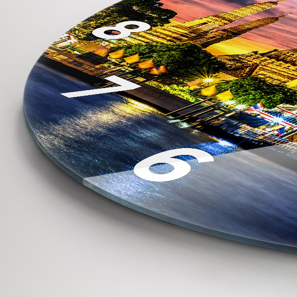 Kerek fali üvegóra Templom Bangkokban