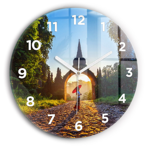 Kerek fali üvegóra Surat Thani Park Thaiföld