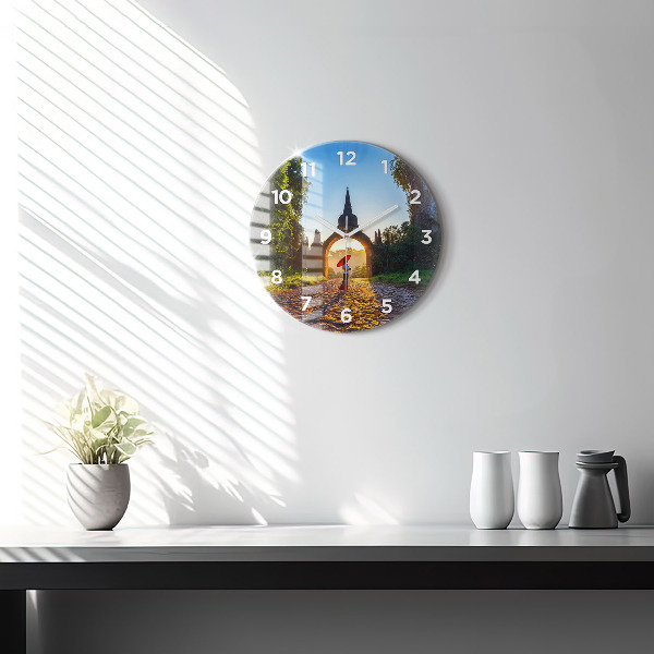 Kerek fali üvegóra Surat Thani Park Thaiföld