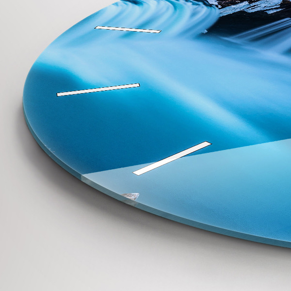 Kerek fali üvegóra Godafoss vízesés Izlandon