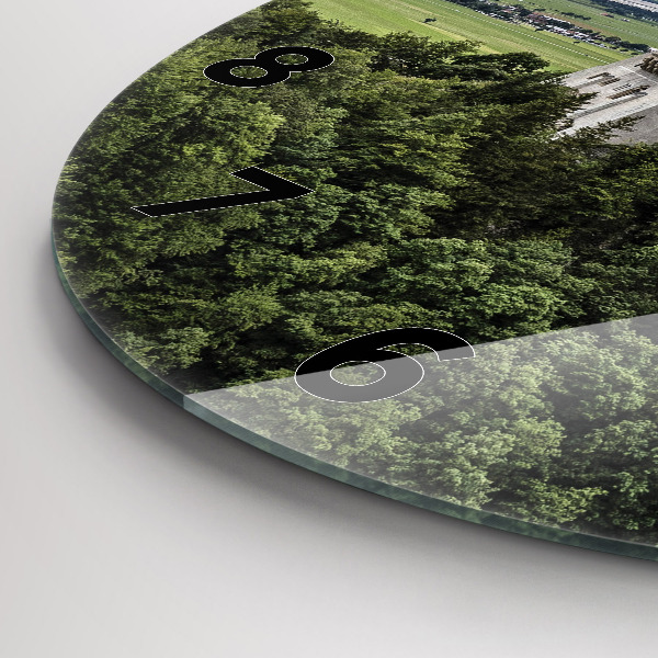 Kerek fali üvegóra Neuschwanstein kastély