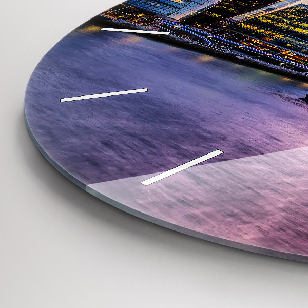 Kerek fali üvegóra Kilátás Londonra