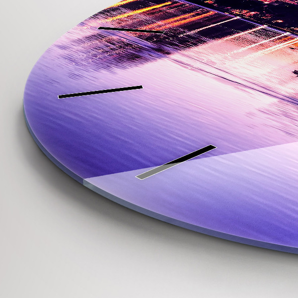 Kerek fali üvegóra Orlando város látképe