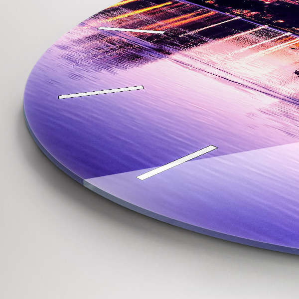 Kerek fali üvegóra Orlando város látképe