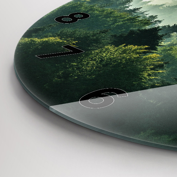 Kerek fali üvegóra Sunrise Beszkidek