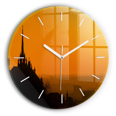 Kerek fali üvegóra Kilátás a brünni katedrálisra