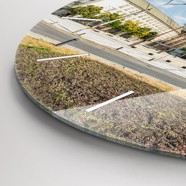 Kerek fali üvegóra Panoráma Ostrava városára