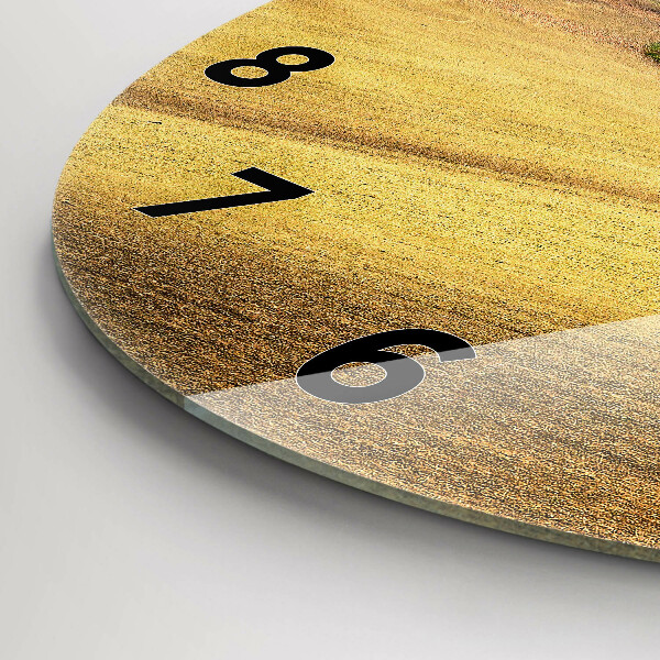 Kerek fali üvegóra Morvaország vidéki táj