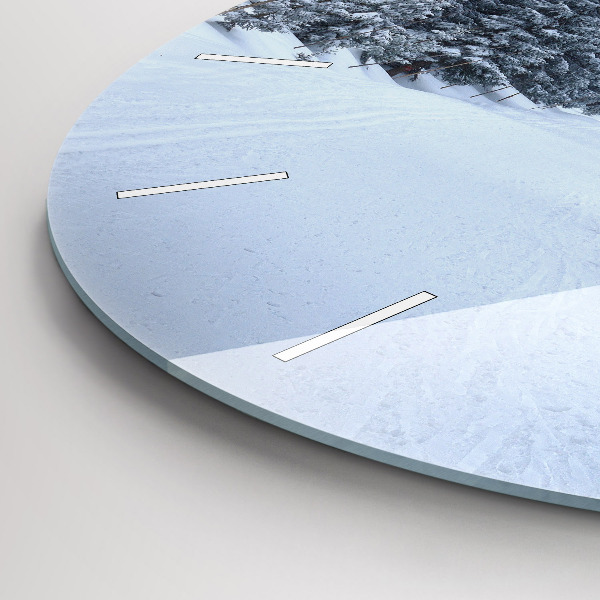 Kerek fali üvegóra Cseh óriáshegység télen