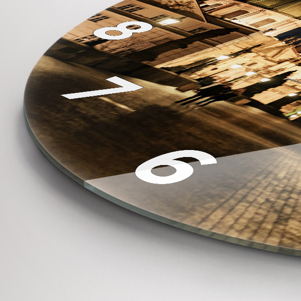 Kerek fali üvegóra Károly híd Prágában