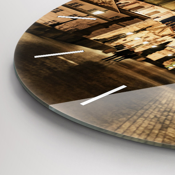 Kerek fali üvegóra Károly híd Prágában