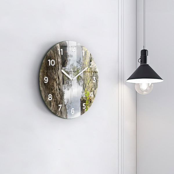 Kerek fali üvegóra Rockváros Csehországban