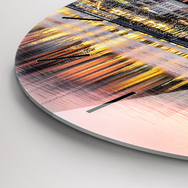 Kerek fali üvegóra Alster Hamburgban