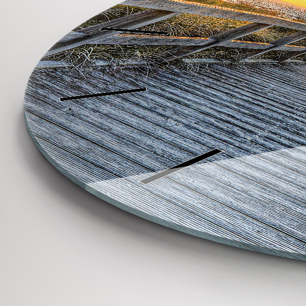 Kerek fali üvegóra Tengerparti nyaralás