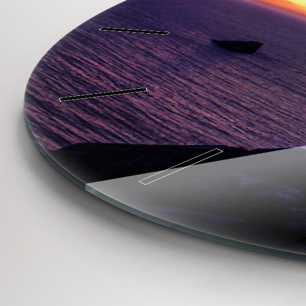 Kerek fali üvegóra Kőfej