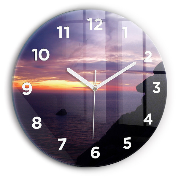 Kerek fali üvegóra Kőfej