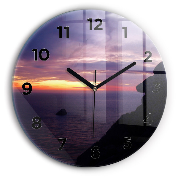 Kerek fali üvegóra Kőfej