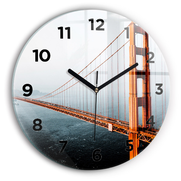 Kerek fali üvegóra Golden Gate híd