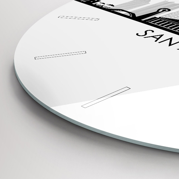 Kerek fali üvegóra San Antonio Texas városa