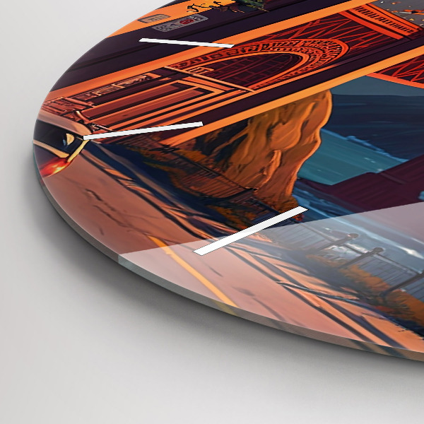 Kerek fali üvegóra San Francisco híd