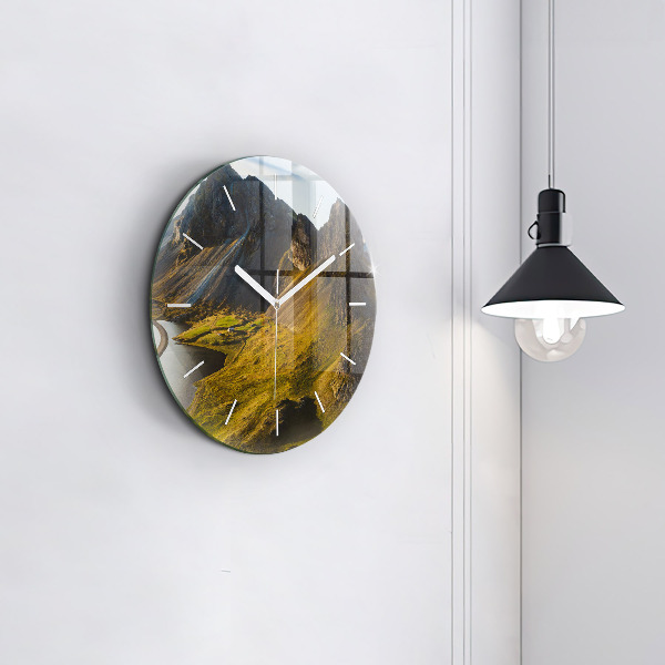 Kerek fali üvegóra Út Izlandon