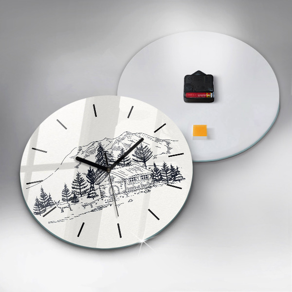 Kerek fali üvegóra Rajzfilm város