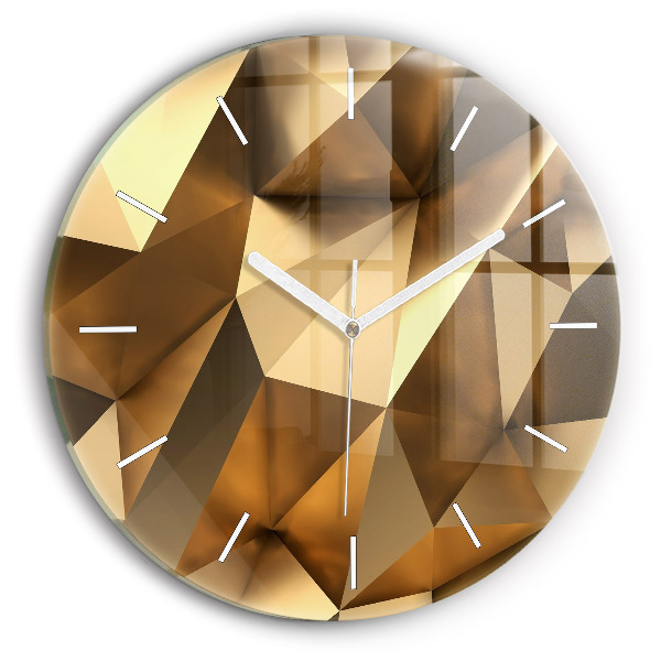 Kerek fali üvegóra Geometriai textúra