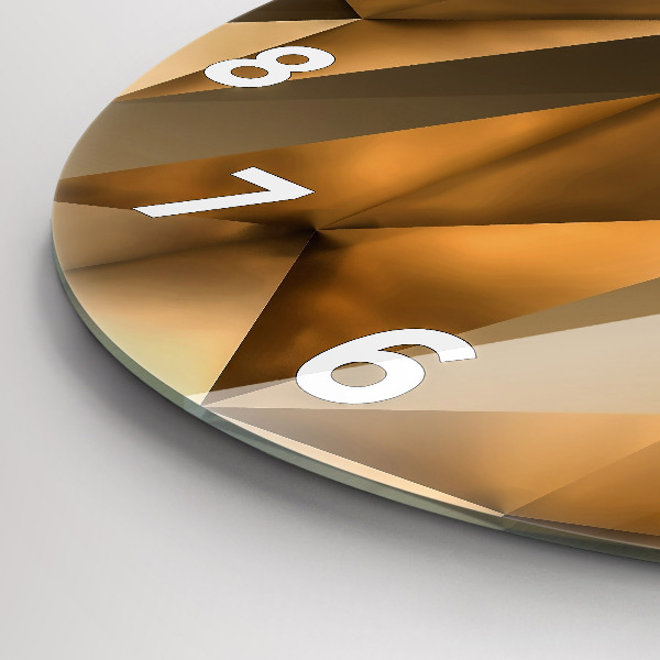 Kerek fali üvegóra Geometriai textúra