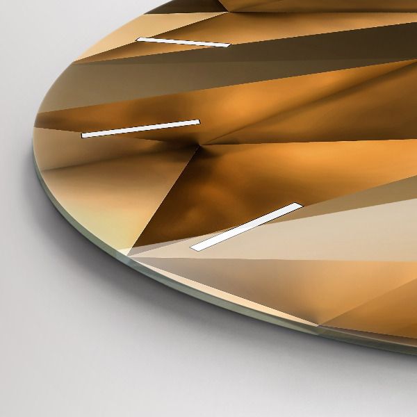 Kerek fali üvegóra Geometriai textúra