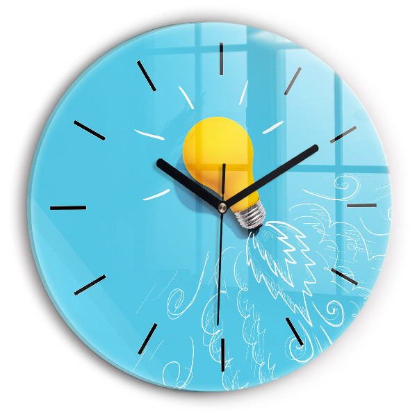 Kerek fali üvegóra Izzórajz