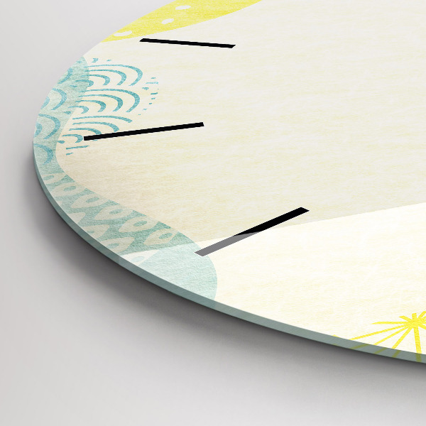 Kerek fali üvegóra Minta keret