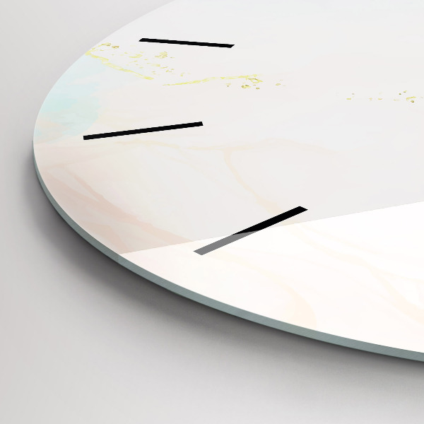 Kerek fali üvegóra Akvarell márvány