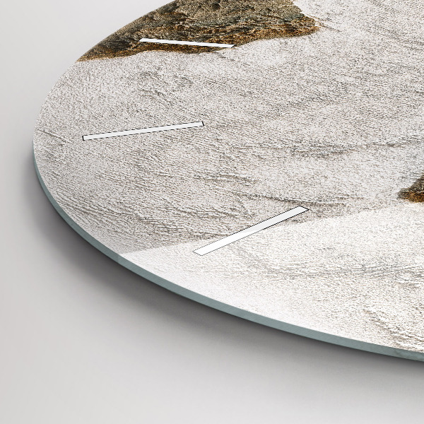 Kerek fali üvegóra Régi világtérkép