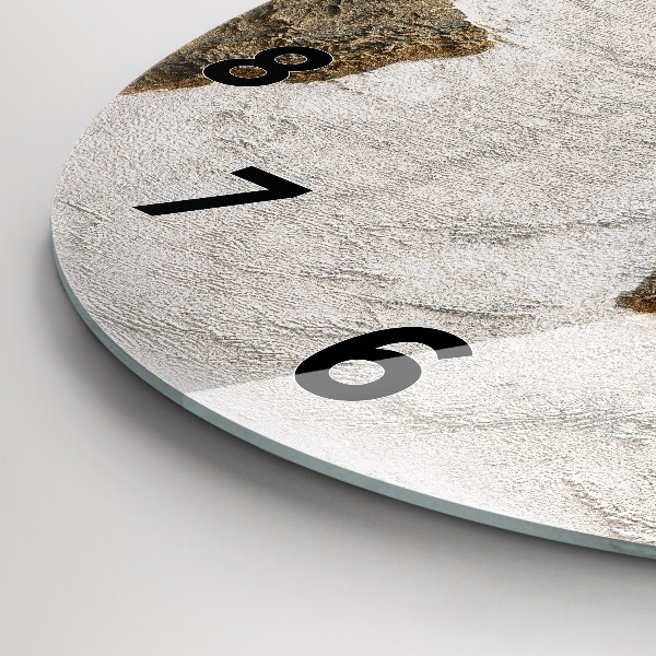 Kerek fali üvegóra Régi világtérkép