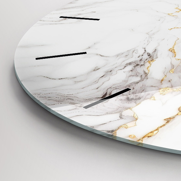 Kerek fali üvegóra Dekoratív márvány