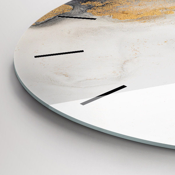 Kerek fali üvegóra Művészi márvány