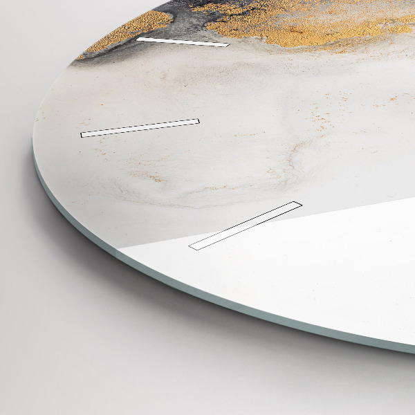 Kerek fali üvegóra Művészi márvány