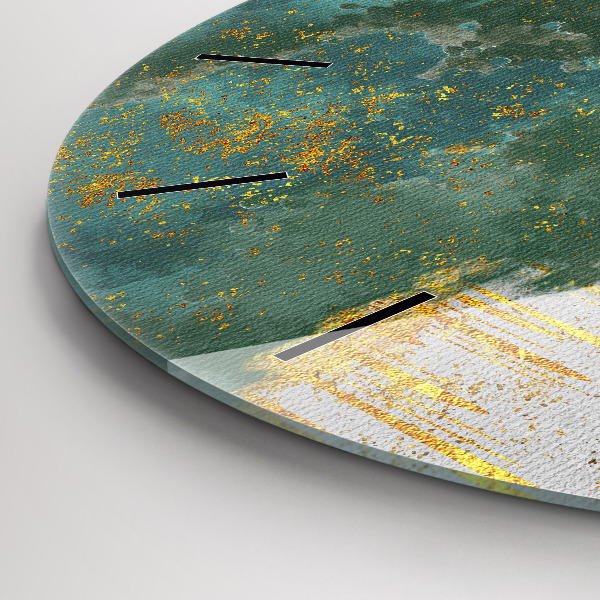 Kerek fali üvegóra Dekoratív minta