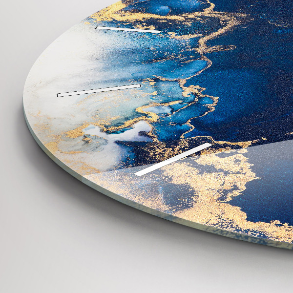 Kerek fali üvegóra Márvány minta