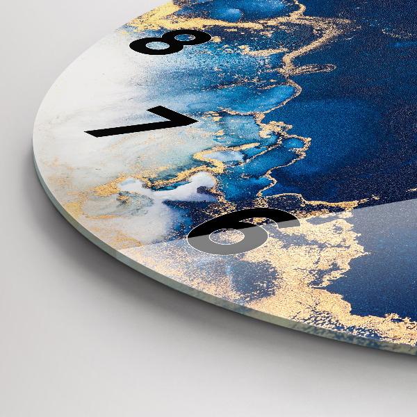 Kerek fali üvegóra Márvány minta