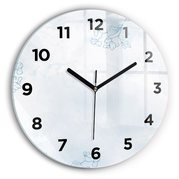 Kerek fali üvegóra Vázlat a növényekről