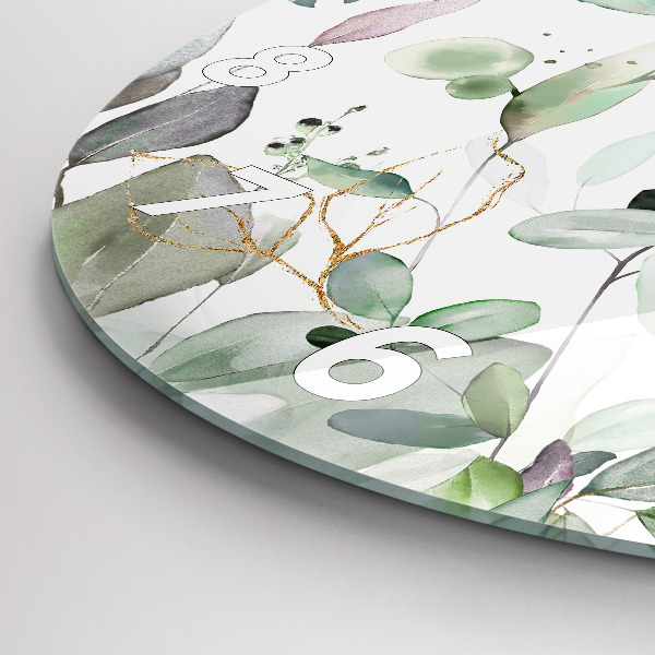 Kerek fali üvegóra Növények levelei