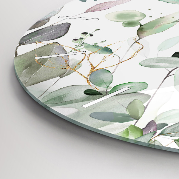 Kerek fali üvegóra Növények levelei