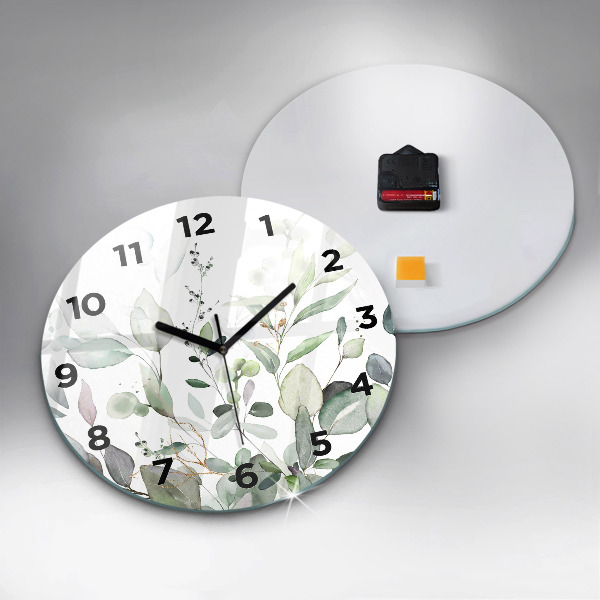 Kerek fali üvegóra Növények levelei